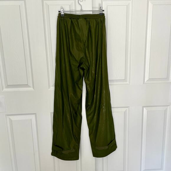 Helly Hansen Womens Waterproof Windproof Rain Pants Size Small Green - Picture 2 of 15